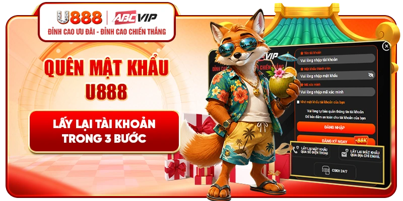 Quên Mật Khẩu U888 - Lấy Lại Tài Khoản Trong 3 Bước
